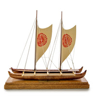Koa Canoe "Hawaiian Voyage 2 Hull Sail" by Francis Pimmel
