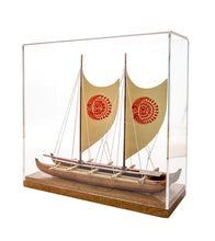 Koa Canoe "Hawaiian Voyage 2 Hull Sail" by Francis Pimmel