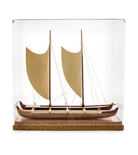 Koa Canoe "Hawaiian Voyage 2 Hull Sail" by Francis Pimmel