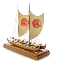 Koa Canoe "Hawaiian Voyage 2 Hull Sail" by Francis Pimmel