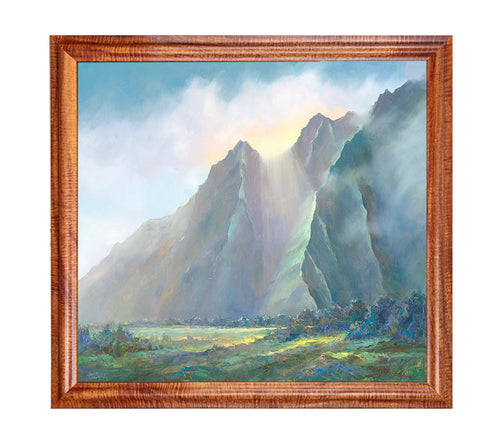 Original Painting: Ahuimanu Light by Michael Powell 28x26