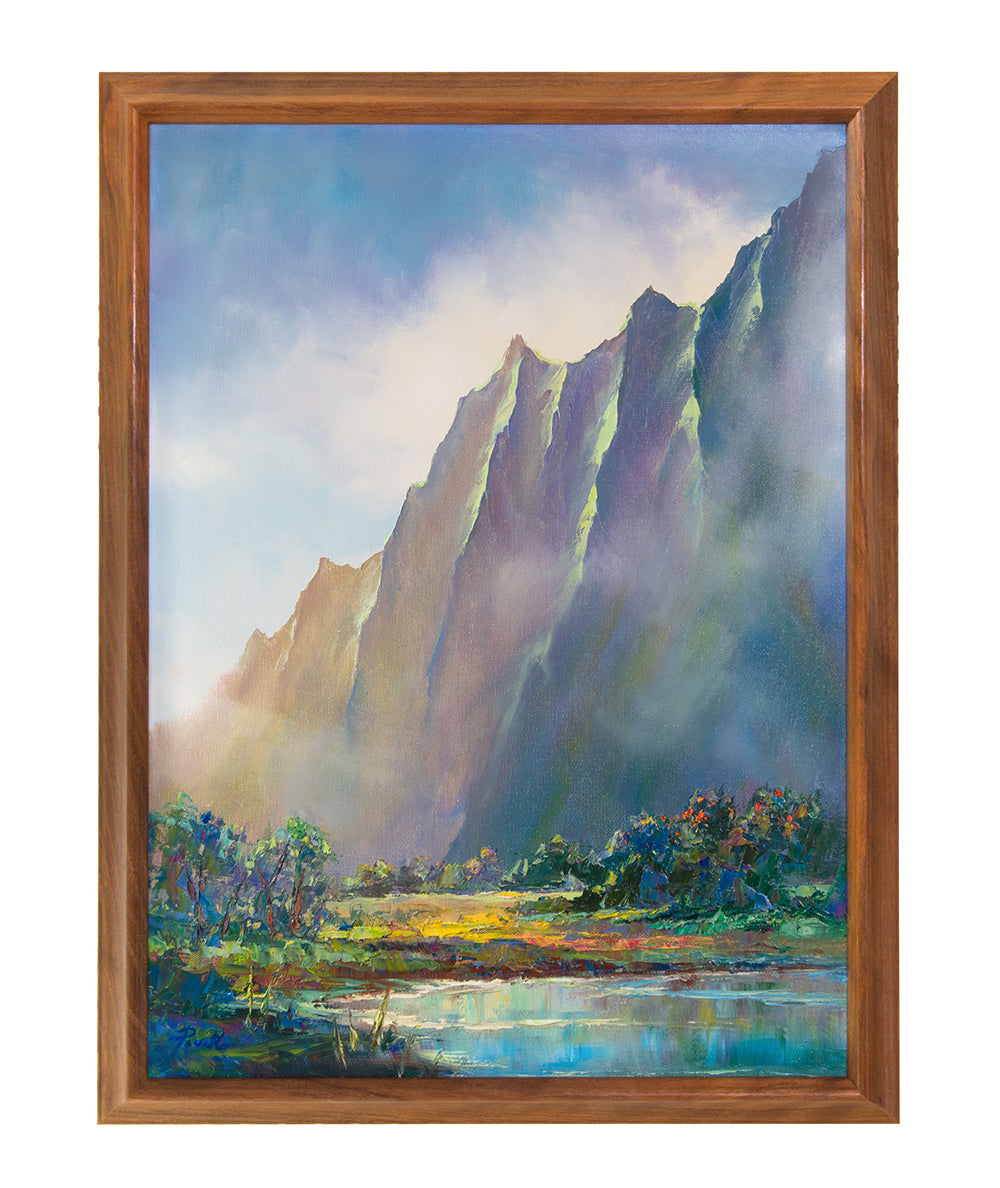 Original Painting: Kahalu’u Pond 11/22 by Michael Powell