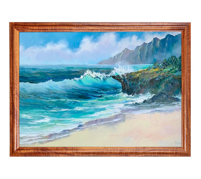 Pintura original: Pounders Beach de Michael Powell 24x36