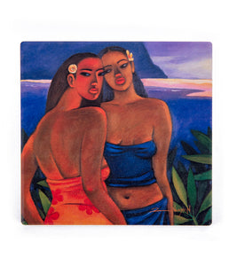 Sandstone Coaster "Local Sistahs" by Tim Nguyen