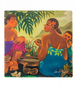 Sandstone Coaster "Kava Time" by Tim Nguyen