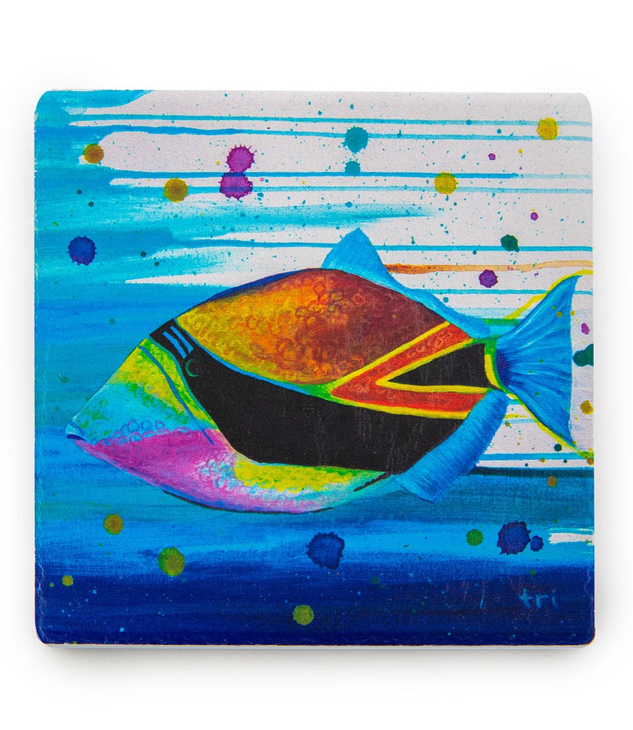 Sandstone Coaster "Humu" by Trevor Isabel