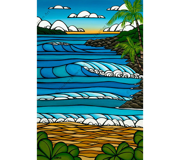 Pinballs, Waimea por Heather Brown - Edición limitada Giclée