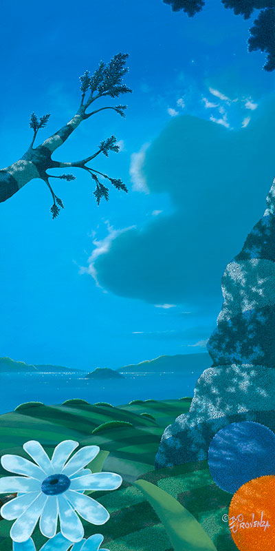 Pintura original: Colinas Esmeralda de Michael Provenza