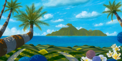 Pintura original: Sueños isleños de Michael Provenza