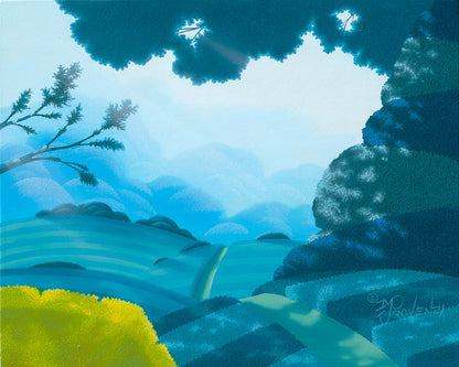 Pintura original: Rayos de luna de Michael Provenza