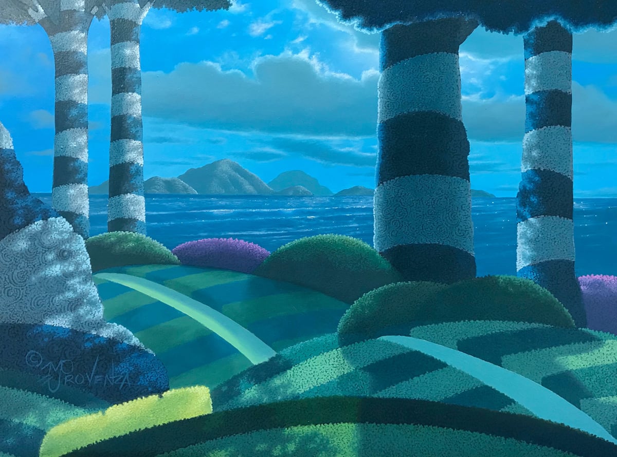 Pintura original: Oasis de luz de luna de Michael Provenza