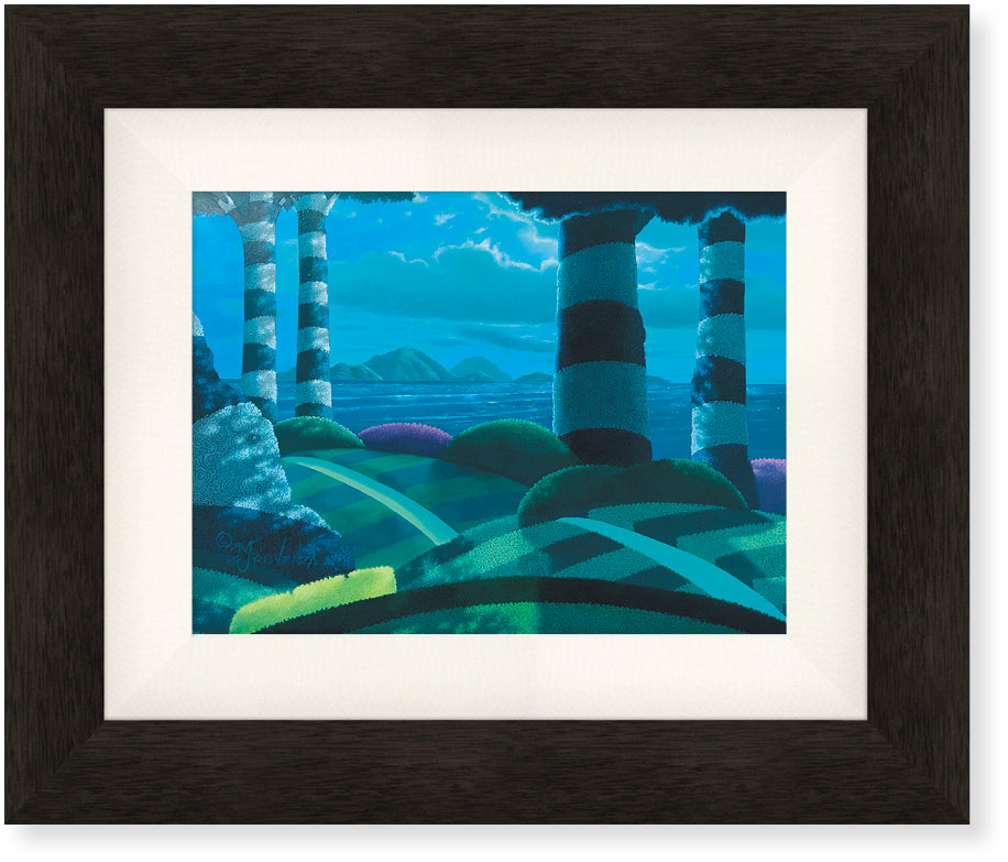 Original Painting: Moonlight Oasis by Michael Provenza
