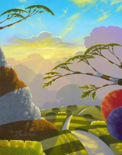 Pintura original: Valle de los Ángeles de Michael Provenza