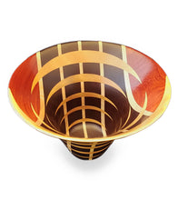 Laminated Wenge Wood Vessel #115 by Rob Woodward