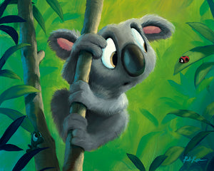 Original Painting: Curious Koala by Rob Kaz