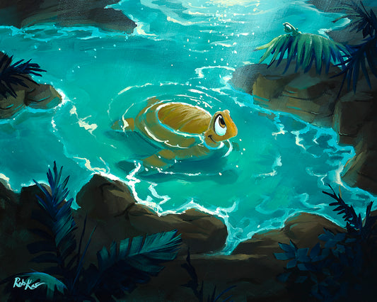 La poza de marea de Honu, de Rob Kaz