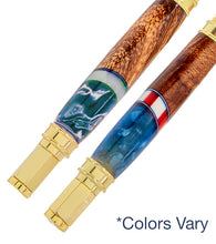 Magnetic Koa Rollerball Pen with Inlay