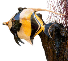 Koa Wood Sculpture "Life on the Reef" by Craig Nichols