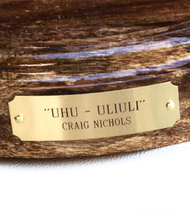 Wood Sculpture "Uhu-Uliuli 27577" by Craig Nichols
