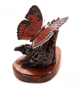 Wood Sculpture "Kamehameha Butterfly #23" by Craig Nichols