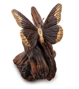 Wood Sculpture "Kamehameha Butterfly #32" by Craig Nichols