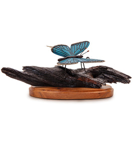 Wood Sculpture "Kamehameha Butterfly #33" by Craig Nichols