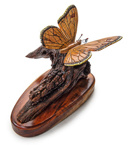 Wood Sculpture "Butterfly #27" by Craig Nichols