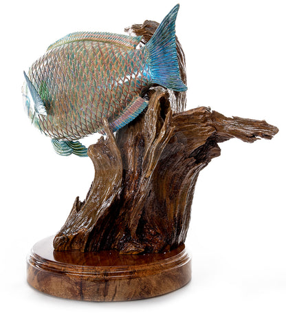 Wood Sculpture "Uhu-Uliuli 27577" by Craig Nichols