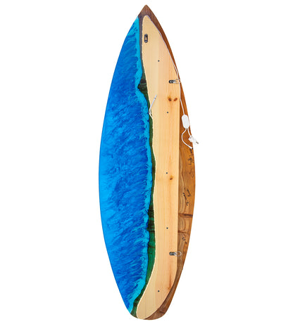 59"  Surfboard "Kiowea Beach" by Seth Greene