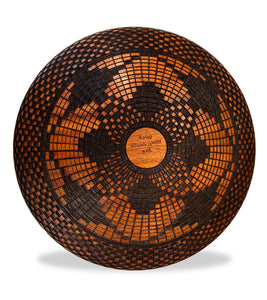 Koa Branded Mosaic Vessel with Stand 35569C by Gregg Smith