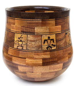 Segmented Koa Vessel 10" Petro by Gregg Smith