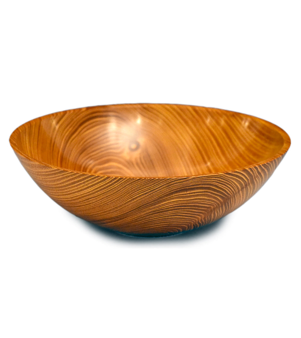 Cuenco de madera de naranja de Osage Calabash n.° 358 de Mark y Karen Stebbins