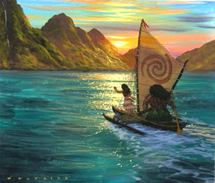 Sailing into the Sun by Walfrido Garcia