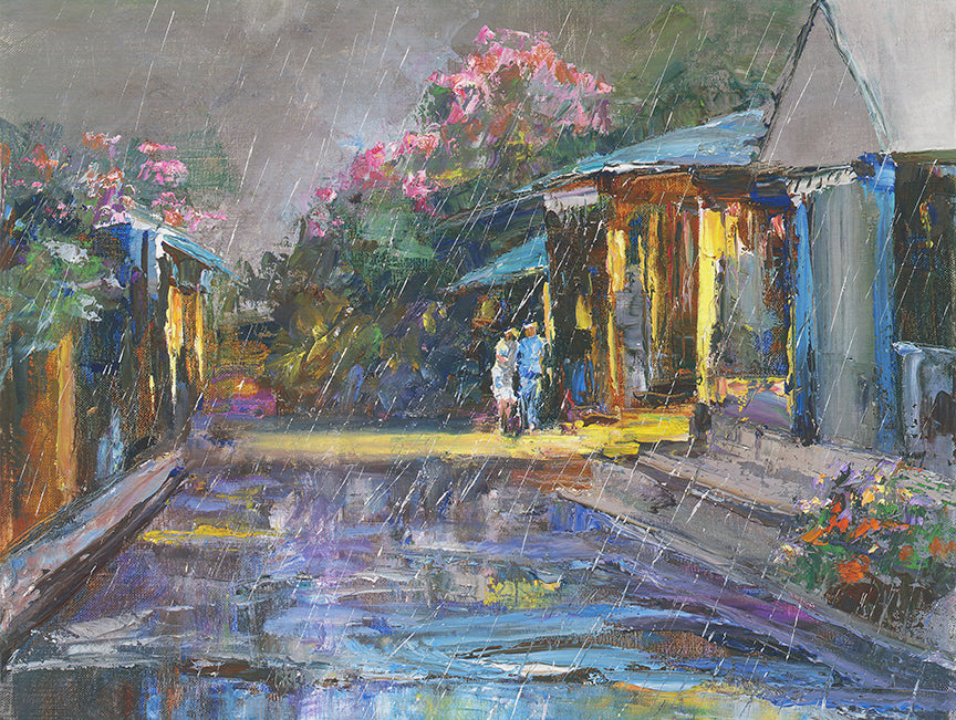 Shelter from the Rain by Hiroshi Tagami