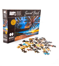 "Sunset Beach" Wooden Jigsaw Puzzle