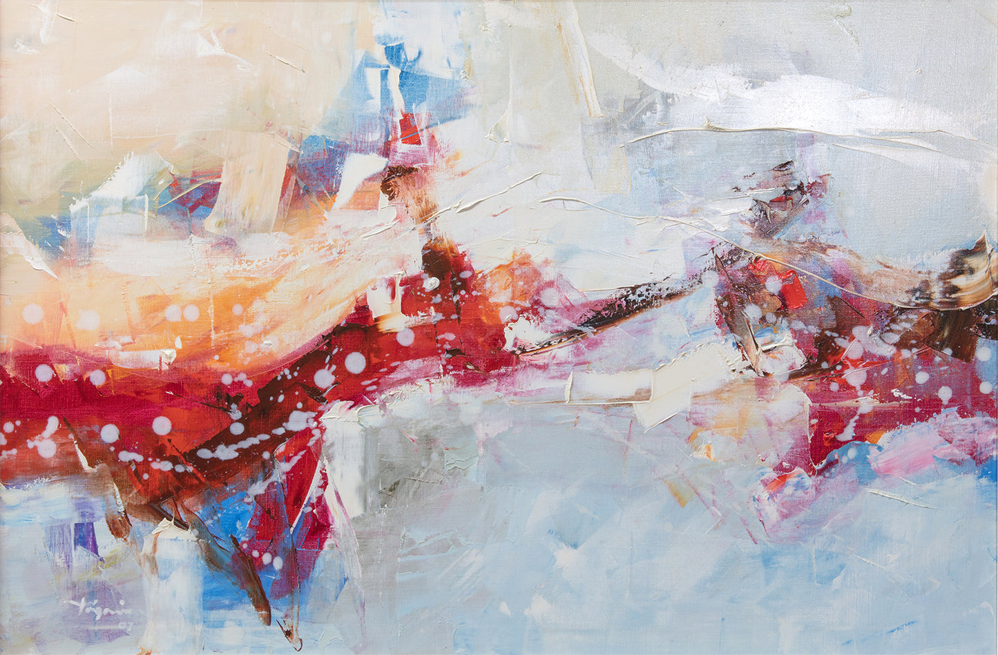 Abstract Red by Hiroshi Tagami