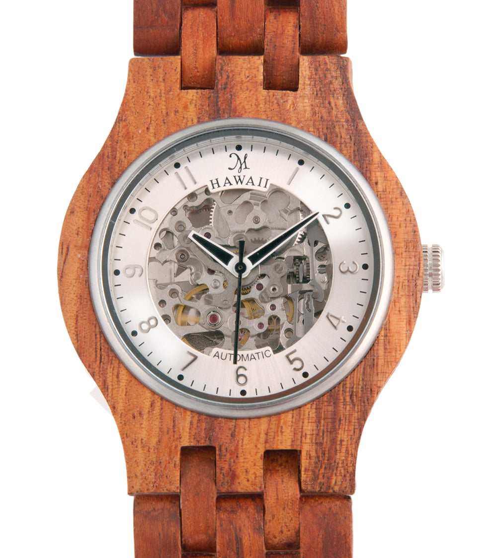 Koa Monarch, Self-Winding Automatic Silver-14058