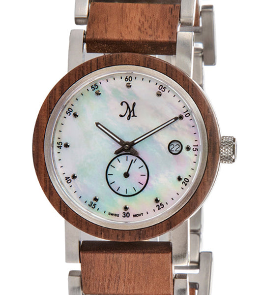 ウォルナットシルバー、マザーオブパール - 22531