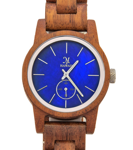 Koa, Blue Mother of Pearl - 22628