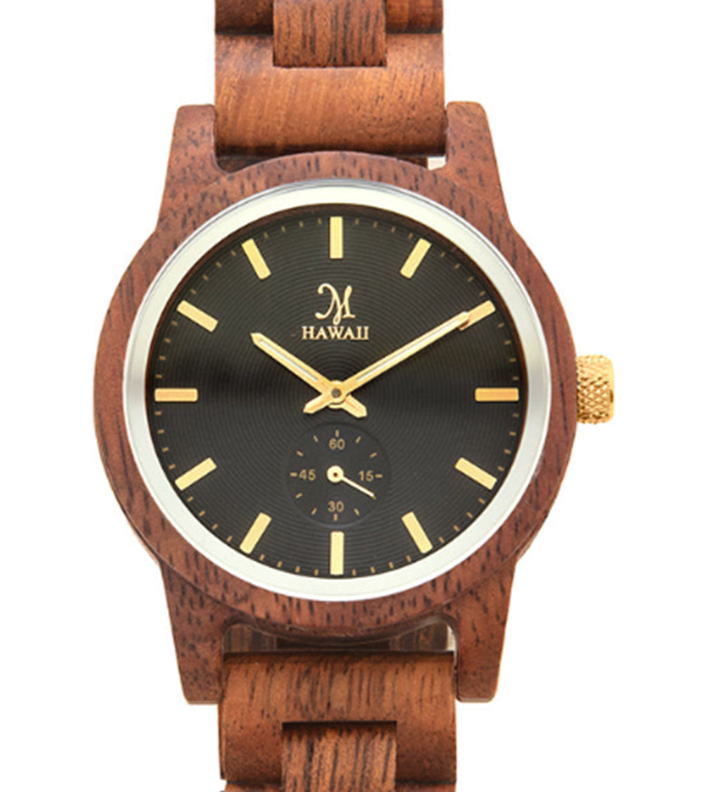 Madera de koa, negro/dorado - 22779