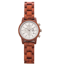 Exotic Wood Chronograph, Silver Face - 28602