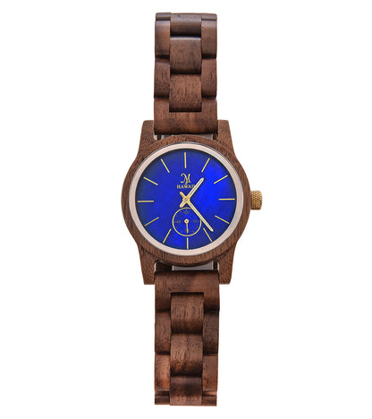 Walnut, Blue Mother-of-Pearl Face - 31196