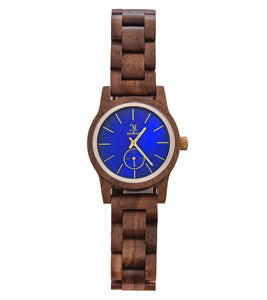 Walnut, Blue Mother-of-Pearl Face - 31196