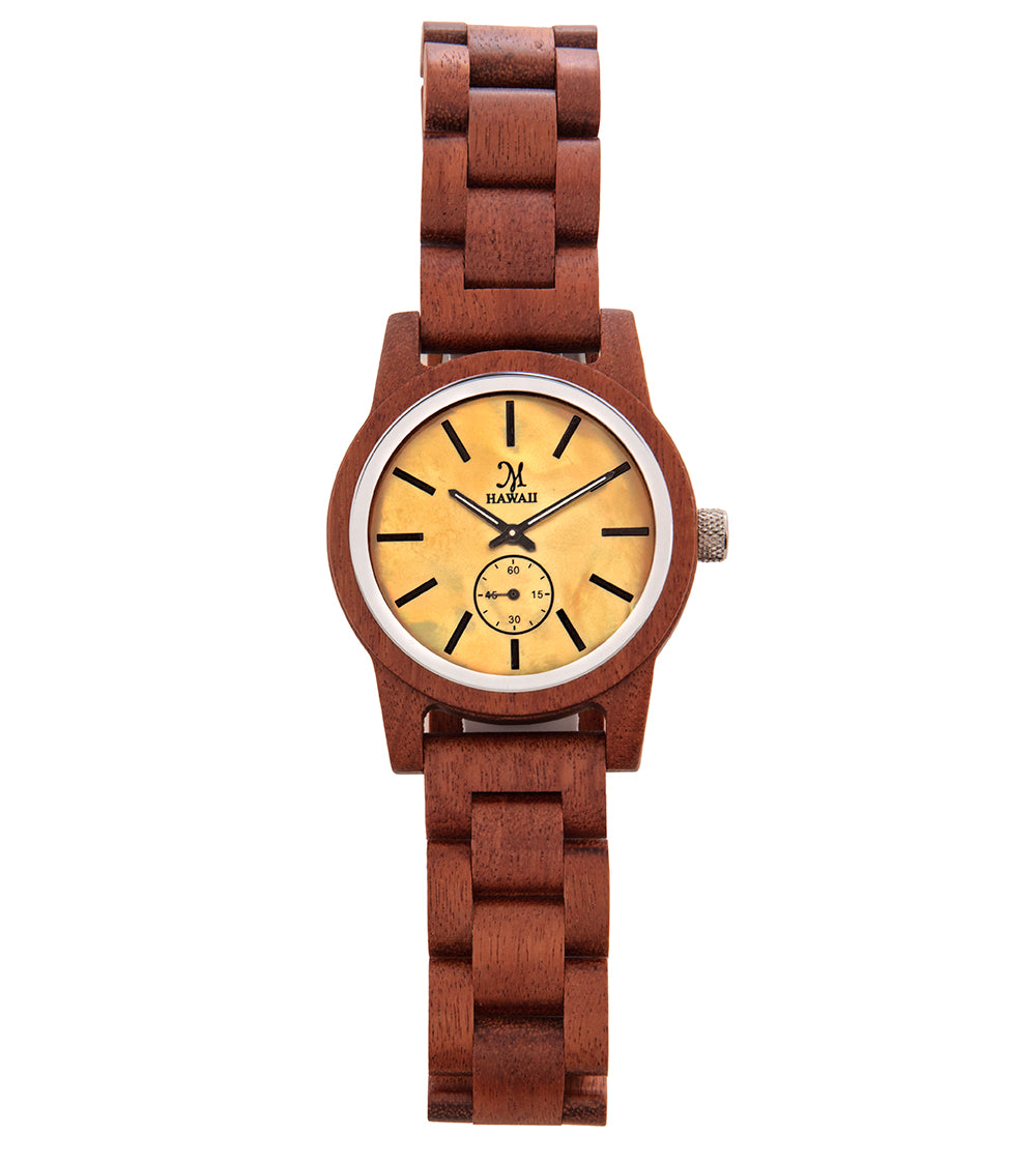 Redwood, Gold Mother-of-Pearl Face - 31197