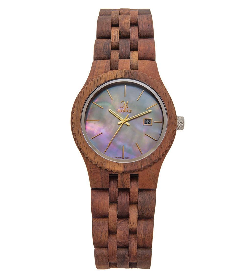 Madera de koa, nácar negro - 36040