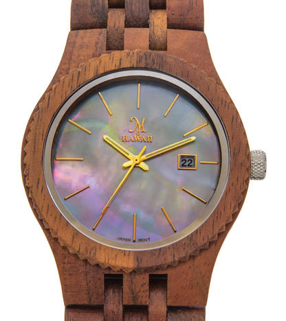 Madera de koa, nácar negro - 36040