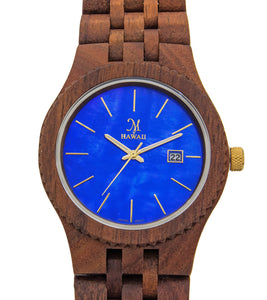 Koa Wood, Blue Mother of Pearl - 36039