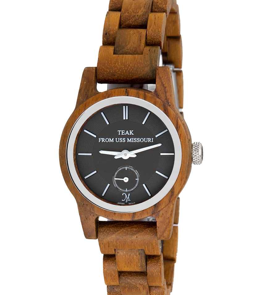 USSM Solid Teak Watch - 31701