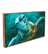 Original Painting Peaceful Honu by TJ Matousek