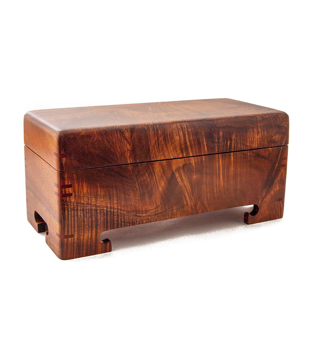 Tsumoto Koa Jewelry Box - No Tray